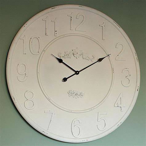 Extra Large White Wall Clock Melody Maison Large White Wall Clock