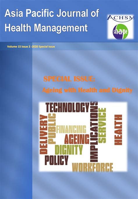 Based on 2020, sjr is 0.551. Archives | Asia Pacific Journal of Health Management