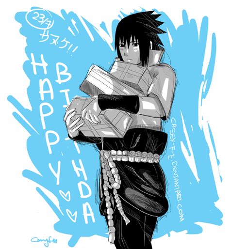 Happy Birthday Sasuke By Cassy F E