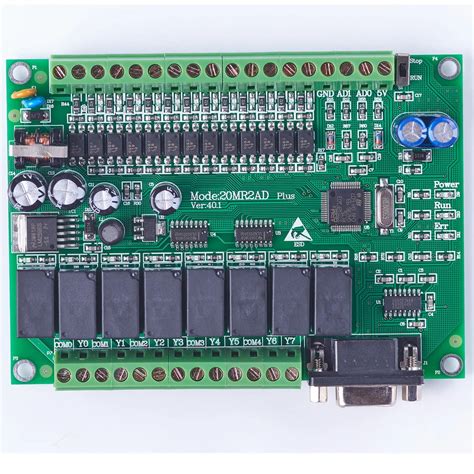 Plc Programmable Logic Controller Single Board Plc 20mr Fx2n 2ad 12