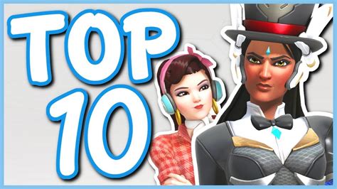 Overwatch Top 10 Best Anniversary Skins Youtube