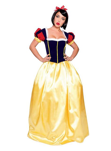 Sexy Snow White Dress Long Costume