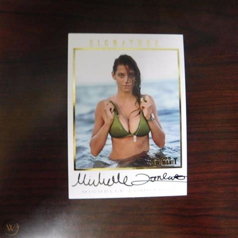 Sports Illustrated Michelle Lombardo Swimsuit Autographed Card