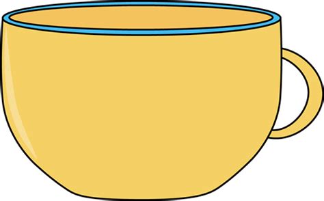 Yellow Cup Clip Art Yellow Cup Image