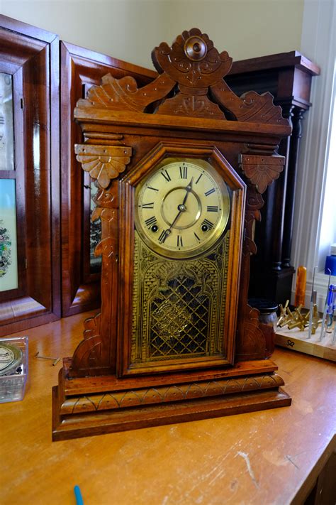 E Ingraham Mystic Parlour Clock Servicing Antique And Vintage Clocks