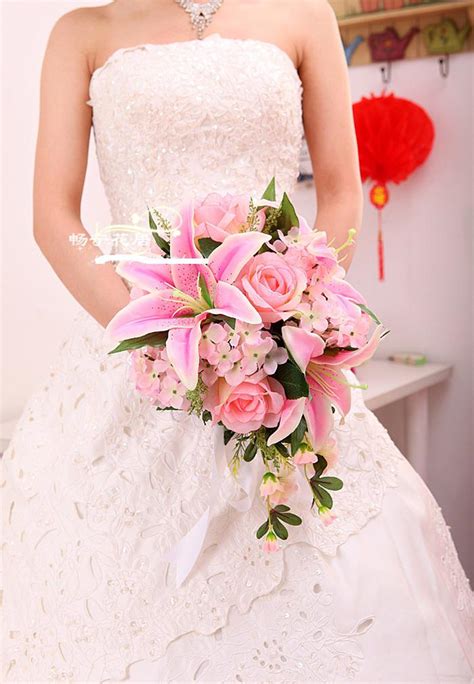 When necessary, we will send you pictures of your bouquets and large arrangements before shipping. Wedding Bouquet Bride Bouquet Artificial Wedding Bouquets ...