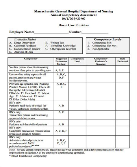 1 proposed annual objectives bod 34/14 7. FREE 7+ Nurse Appraisal Forms in PDF | MS Word