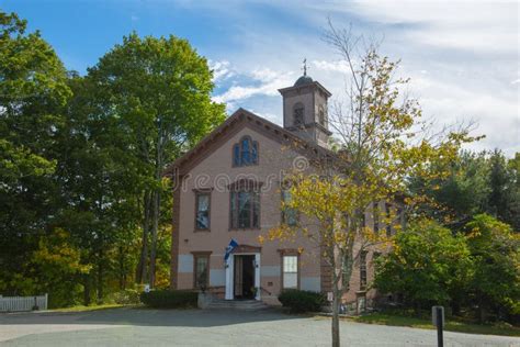 Sherborn Community Centre Massachusetts Usa Stockbild Bild Von Haus
