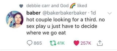 Whitepeopletwitter My Favourite Kind Of Threesome Eat And Go Hot