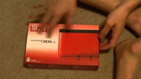 Nintendo 3ds Xl Unboxing Redblack Part 1 Youtube