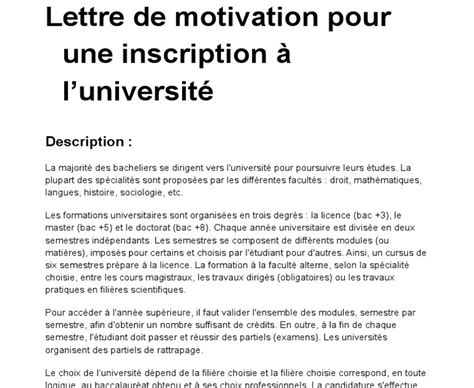 Lettre De Motivation Parcoursup Licence Psychologie  Communauté MCMS