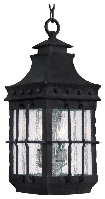 30088cdcf Nantucket 3 Light Outdoor Hanging Lantern In Country Forge
