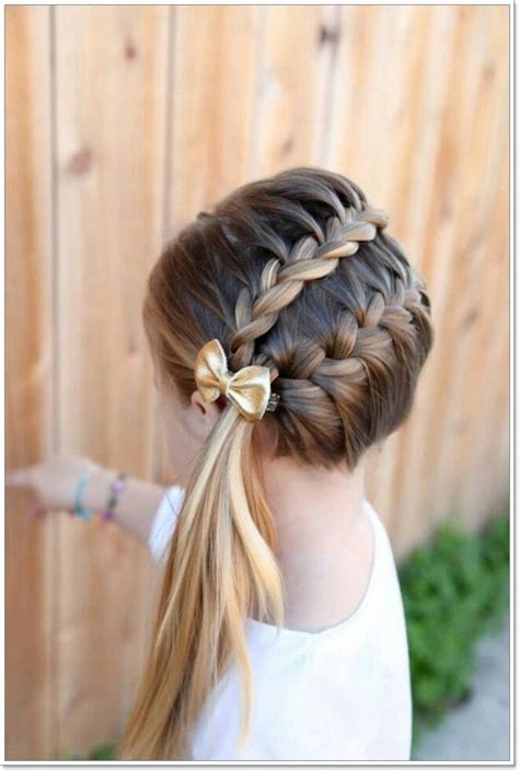25 Cute And Charming Little Girl Updos Haircuts And Hairstyles 2021