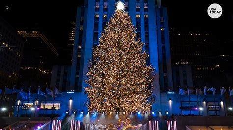 Rockefeller Center Christmas Tree Dazzles At Lighting Ceremony