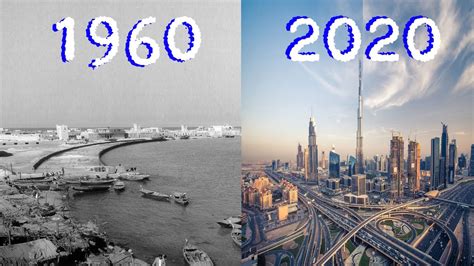 Evolution Of Dubai 1960 2020 Youtube