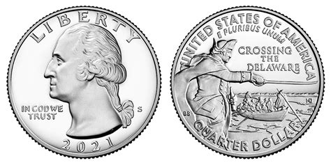 2021 S Washington Quarter Washington Crossing The Delaware Coin Value