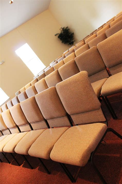 Choosing the right church furniture for children is important to keep them engaged so they can understand the purpose of service. Church chairs installed in a new church building. Church ...
