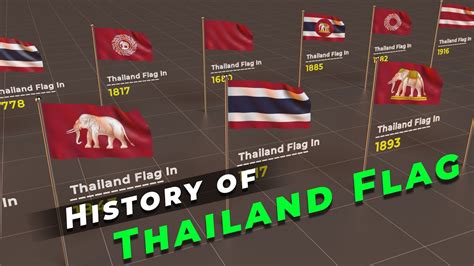 Timeline Of Thailand Flag History Of Thailand Flag Flags Of The World Youtube