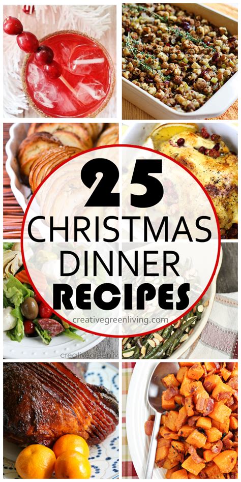 The Ultimate Christmas Dinner Recipe Guide Creative Green Living