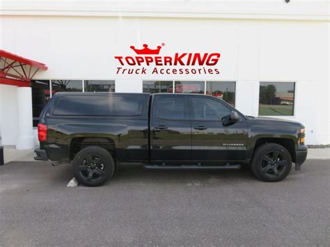 Blacked Out Chevy Sporting Leer 100xq Topperking Topperking