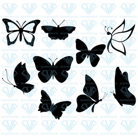 Download Butterfly Bundle SVG Files For Silhouette, Files For ...