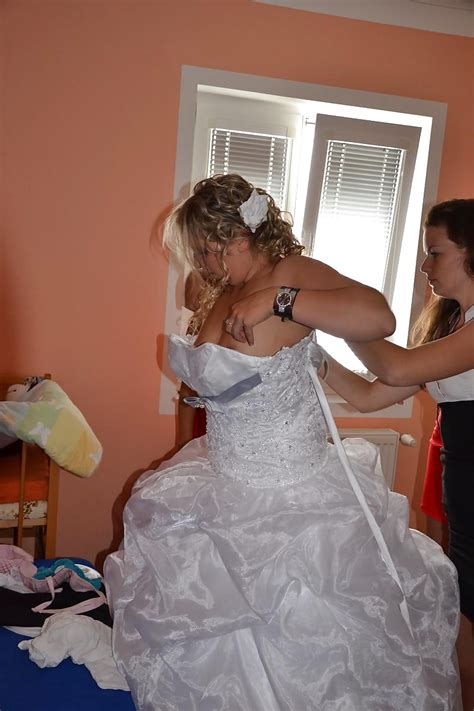 Busting Out Wedding Dress