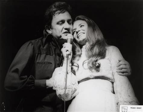 Johnny Cash Singing With Wife June Carter Circa Mid S Johnny Cash June Carter Johnny