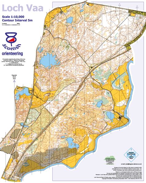 Loch Vaa Map Badenoch And Strathspey Orienteering Club