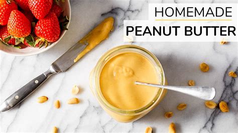 HOW TO MAKE PEANUT BUTTER Homemade Peanut Butter Recipe YouTube