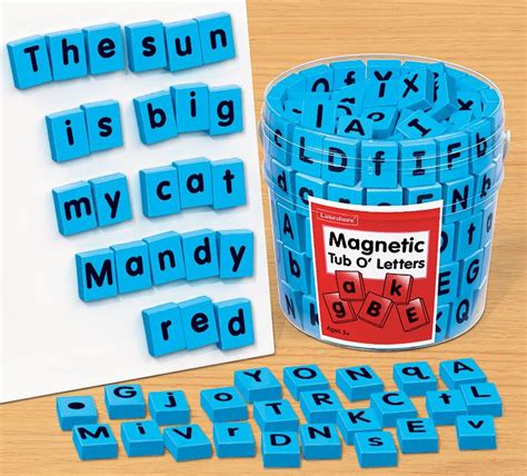 Magnetic Tub O Letters Lakeshore Learning Magnetic Letters