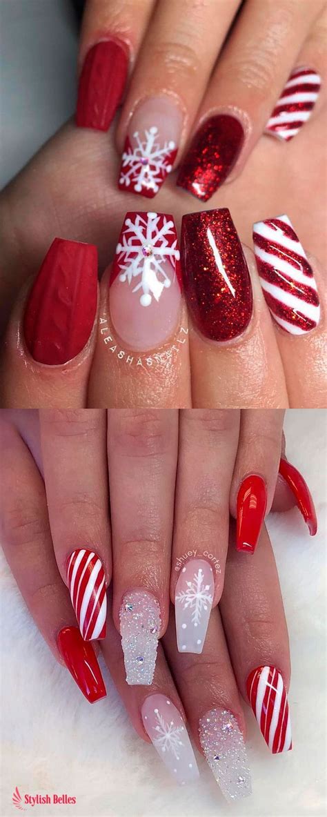 I Love Those Red Christmas Nails Christmasnails Christmasnailart