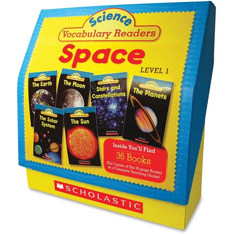 Scholastic Science Vocabulary Readers Space Lvl 1 128pgs Multi