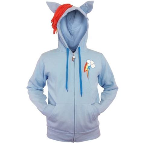 Details About My Little Pony Rainbow Dash Costume Licensed Adult Zip Up