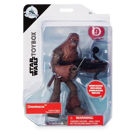 Disney Store Exclusive Star Wars Toy Box Chewbacca And Han Solo Figures