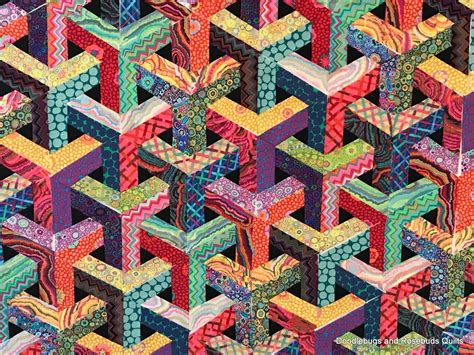 See more ideas about hexagon quilt, quilts, quilt patterns. Doodlebugs and Rosebuds Quilts: "Escher"