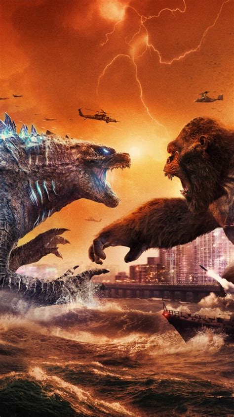 Godzilla vs Kong 4K Wallpaper, 2021 Movies, 5K, Movies, #4802
