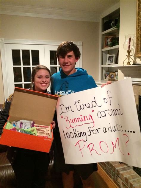 Running Promposal Homecoming Proposal Cute Prom Proposals Country
