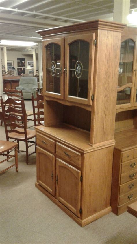 Oak China Hutch Delmarva Furniture Consignment