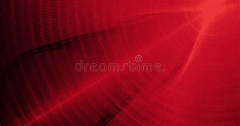 Red Abstract Lines Curves Particles Background Stock Illustration