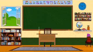 Animated Classroom Background Gif Free Virtual Classroom Background