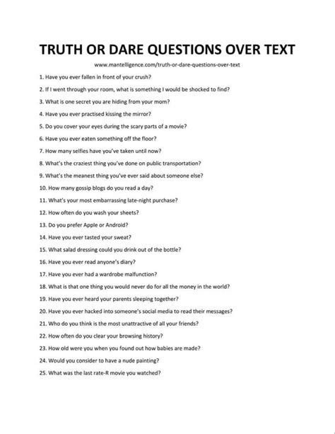 Truth Or Dare Questions Truth Or Dare Questions Good Truth Or Dares