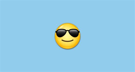 Cara Sonriendo Con Gafas De Sol Emoji On Lg G5