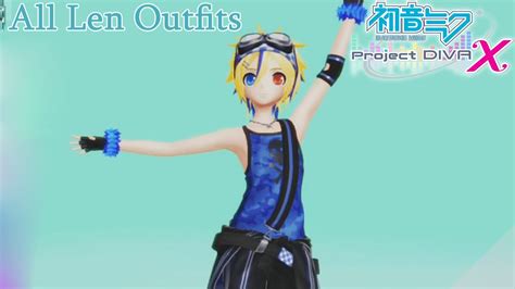 Kagamine Rin Project Diva Outfits