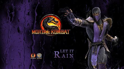 Hd Wallpaper Rain Mortal Kombat Mortal Kombat Logo 1920x1080 Video