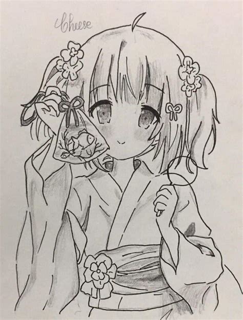 Vẽ Anime Đơn Giản 129 Hình Vẽ Tranh Anime Ngầu Cute