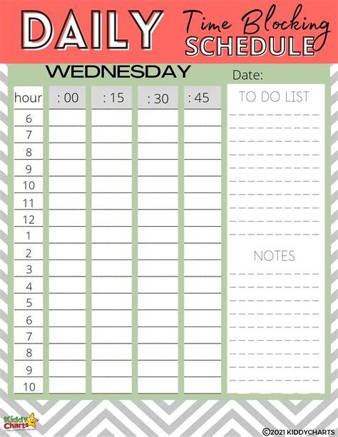 Time Blocking Template Printable Web Learn How A Time Blocking Planner
