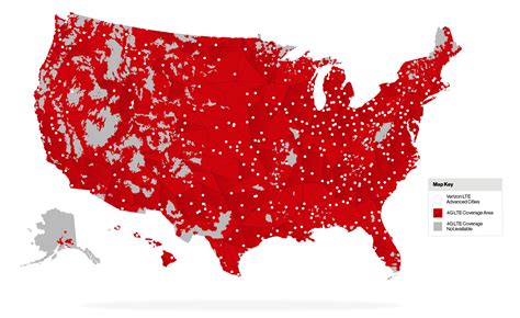 Verizon 4g Lte Coverage Map Large World Map