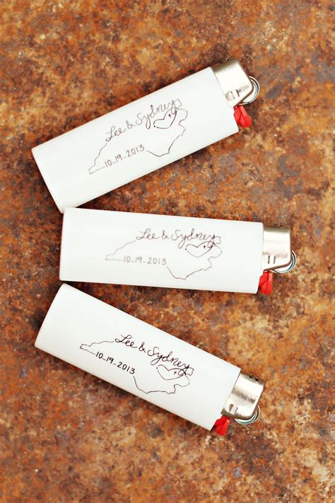 40 Best Collections Wedding Lighters Favors Boudoir Paris