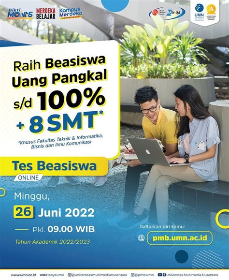 Tes Beasiswa Online Juni Universitas Multimedia Nusantara