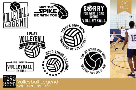 Volleyball Legend Volleyball Svg And Cut Files For Crafter 207833